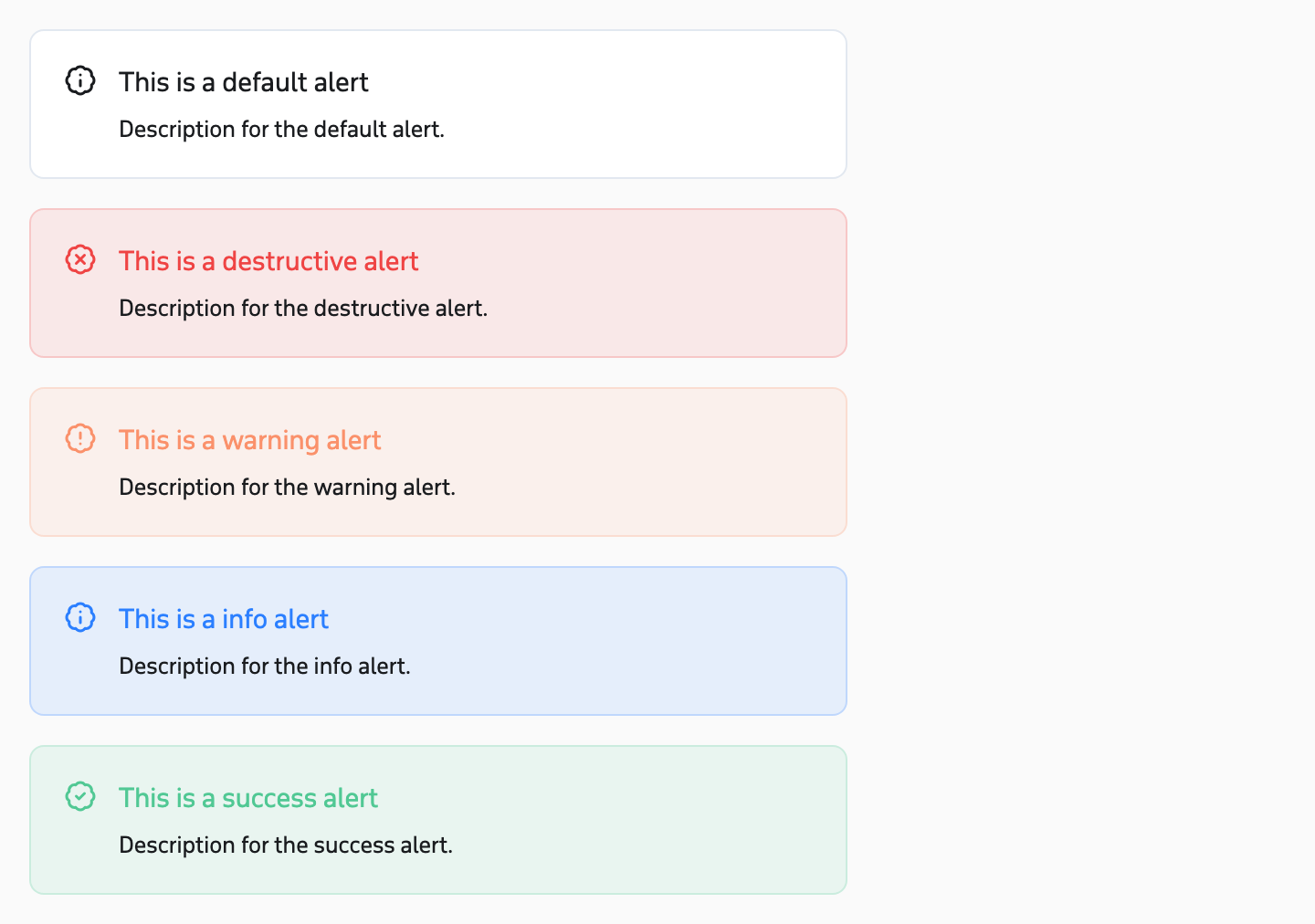 Alert component