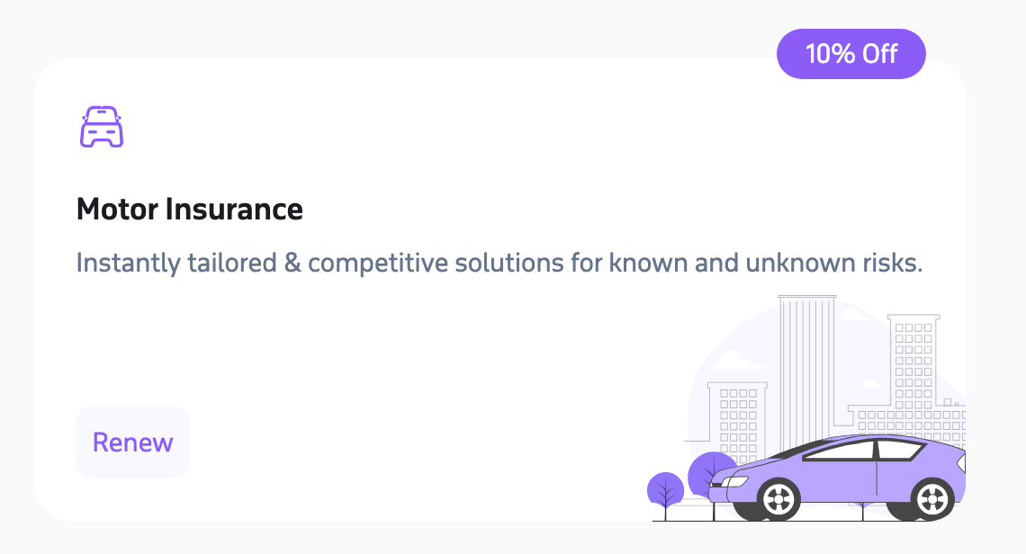 Policy Card component