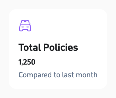 Stats Card component